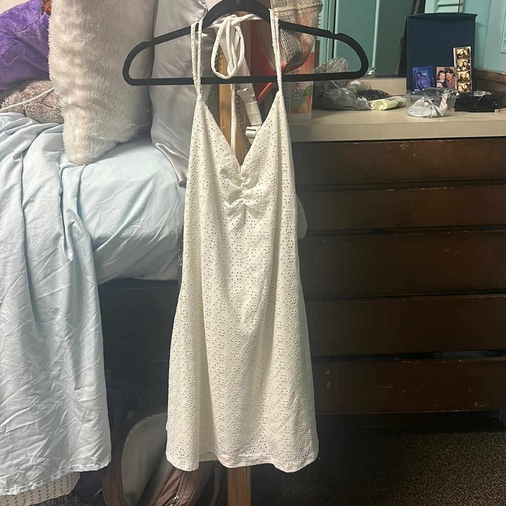 White Flower Dress